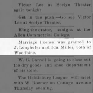 Marriage of Longhofer / Miller